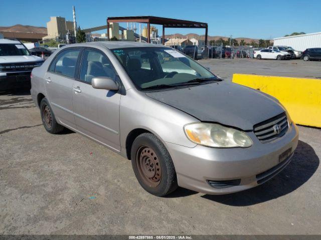  Salvage Toyota Corolla
