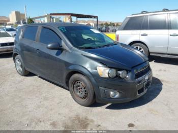  Salvage Chevrolet Sonic