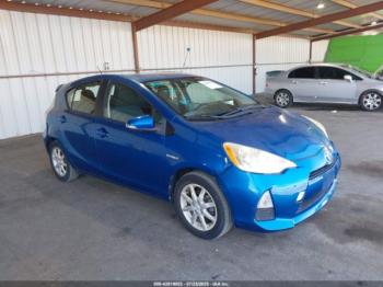  Salvage Toyota Prius c