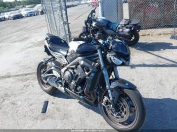  Salvage Triumph Motorcycle Street Triple