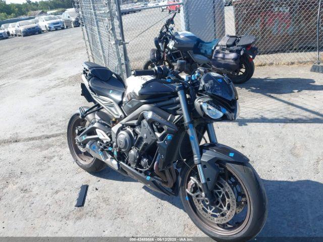  Salvage Triumph Motorcycle Street Triple