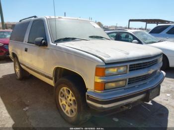  Salvage Chevrolet Tahoe