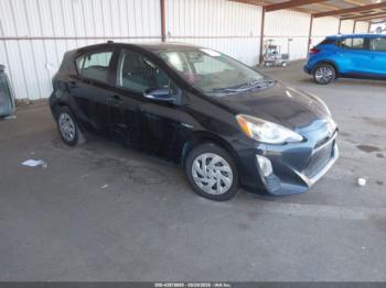  Salvage Toyota Prius c