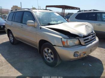  Salvage Toyota Highlander