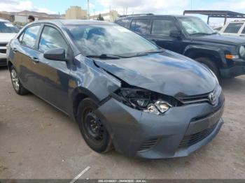  Salvage Toyota Corolla