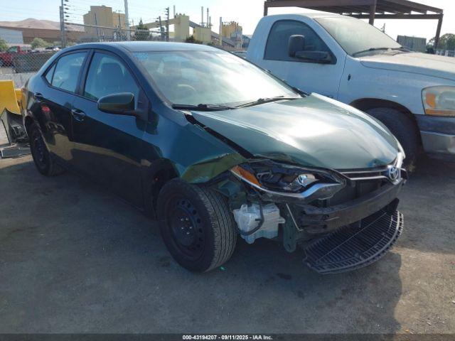  Salvage Toyota Corolla