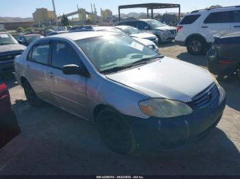  Salvage Toyota Corolla