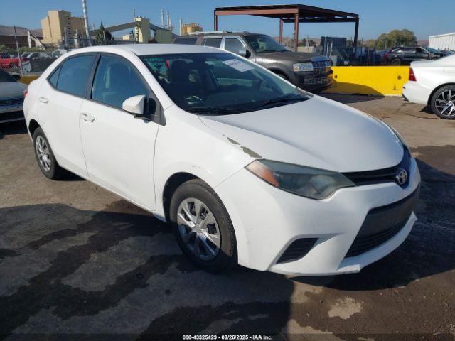  Salvage Toyota Corolla