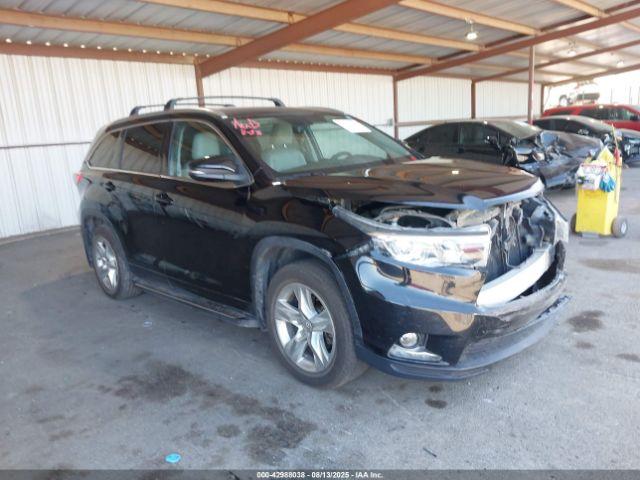  Salvage Toyota Highlander