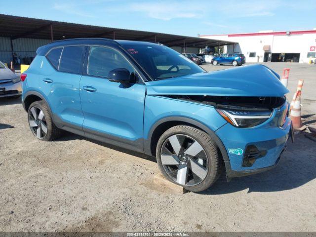 Salvage Volvo Xc40 Recharge Pure Electr