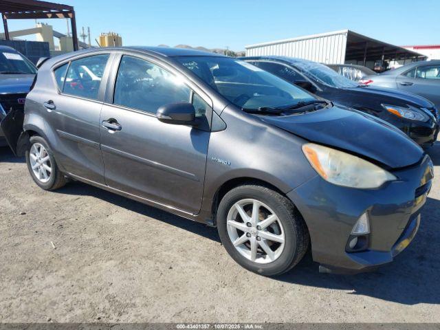  Salvage Toyota Prius c