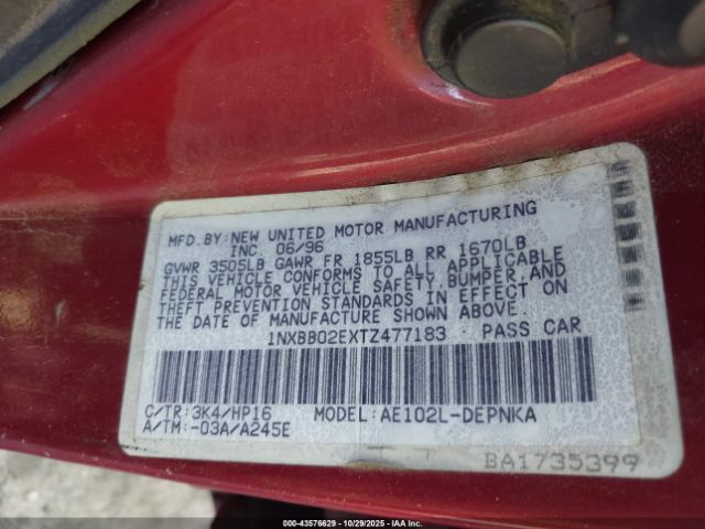 Toyota Corolla Dx Image 3