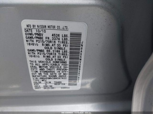 Nissan Rogue S Image 9