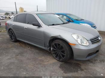 Salvage INFINITI G35