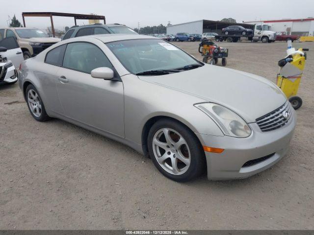  Salvage INFINITI G35