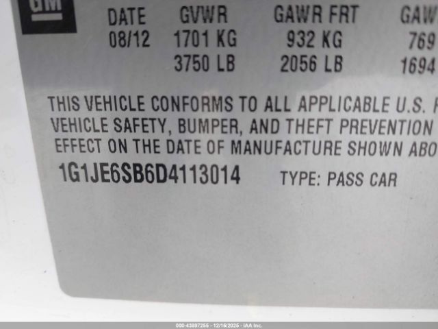 Chevrolet Sonic Ltz Auto Image 6