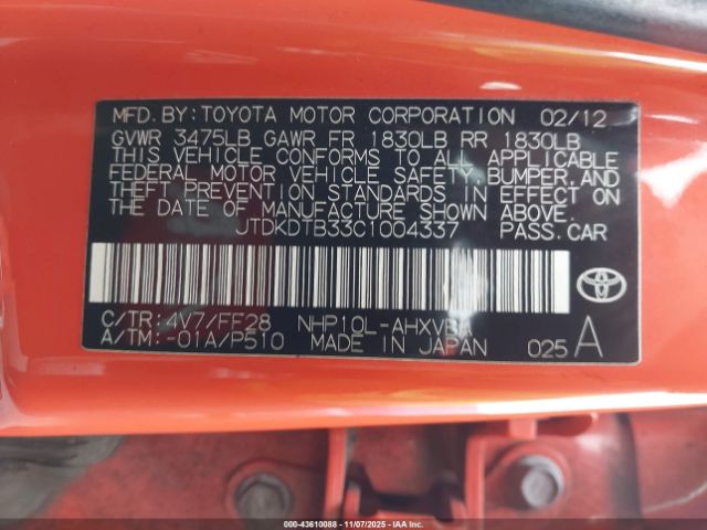 Toyota Prius c Two Image 12