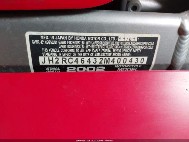 Honda Vfr800 A Image 6