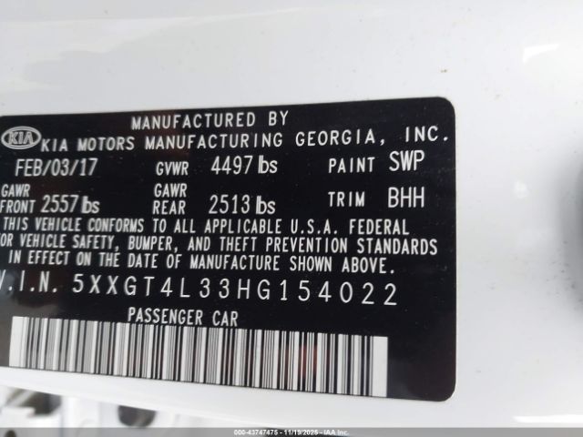 Kia Optima Lx Image 11