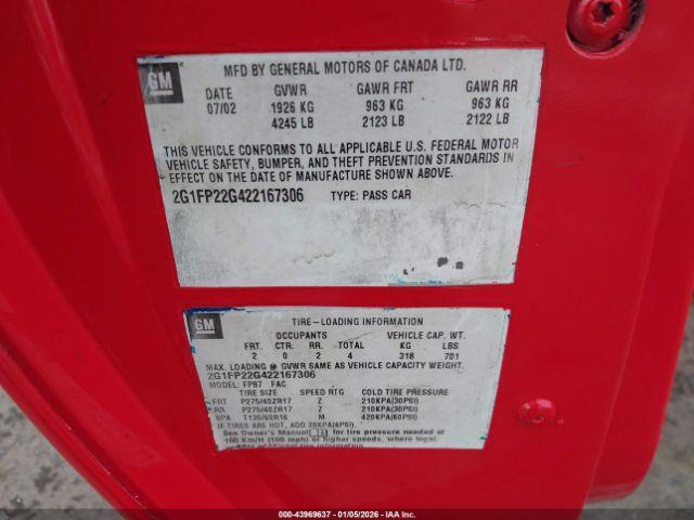 Chevrolet Camaro Z28 Image 2